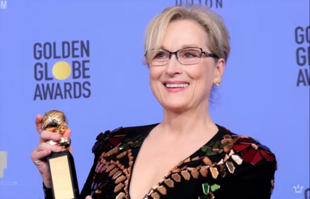 Meryl Streep on winning one of her Golden Globe Awards