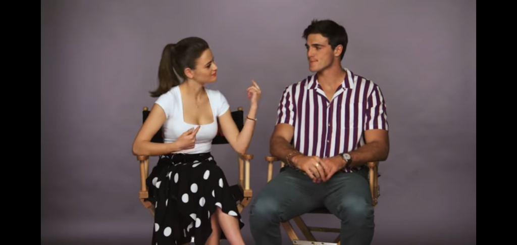Joey King and Jacob Elordi for The Kissing Booth