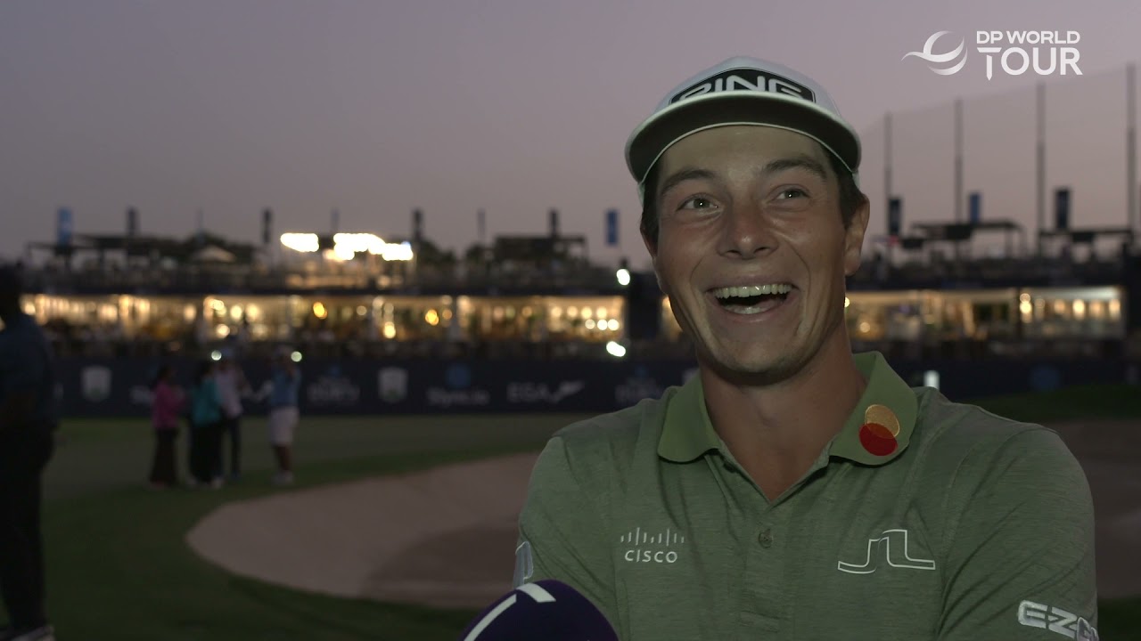 Viktor Hovland Dubai Desert Classic winner interview