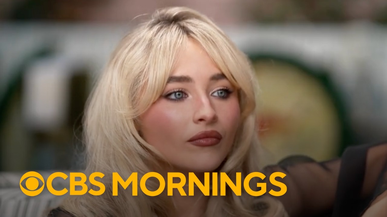 Sabrina Carpenter during an extended interview on CBS Mornings