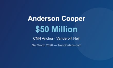 Anderson Cooper Net Worth 2026: The Vanderbilt Heir Who Built $50M on His Own