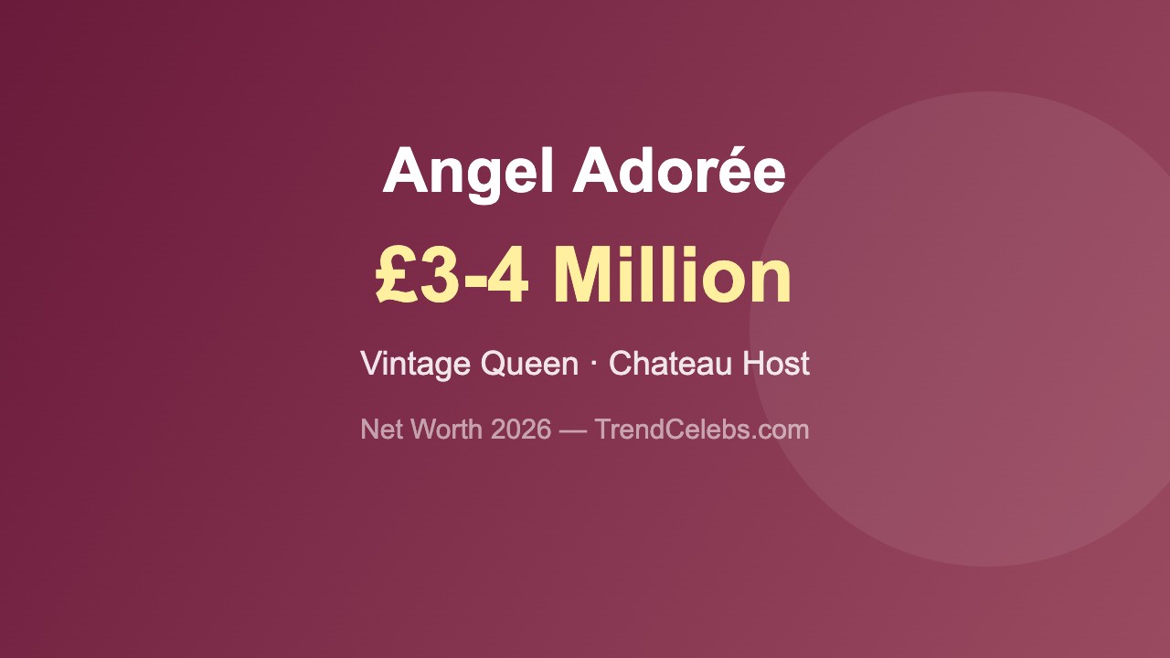 Angel Adorée net worth 2026