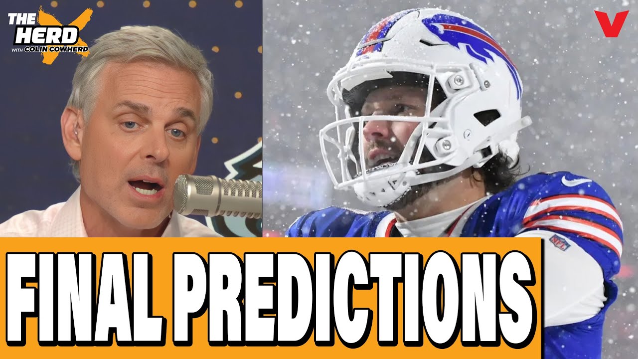 Colin Cowherd giving NFL standings predictions on The Herd