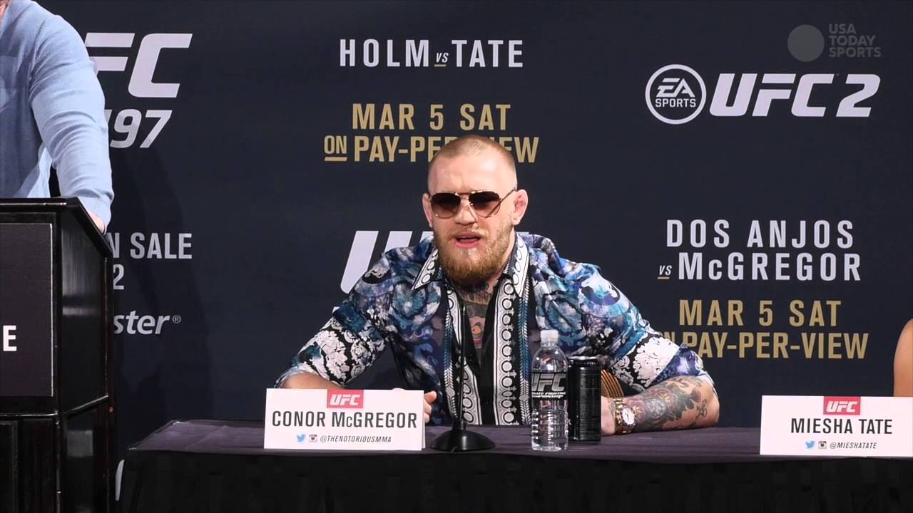 Conor McGregor at UFC event
