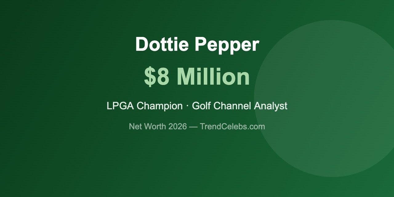 Dottie Pepper Net Worth 2026: The LPGA Champion Who Became Golf’s Most Outspoken Analyst