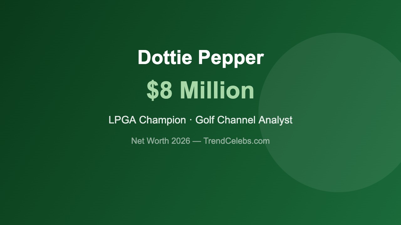 Dottie Pepper net worth 2026