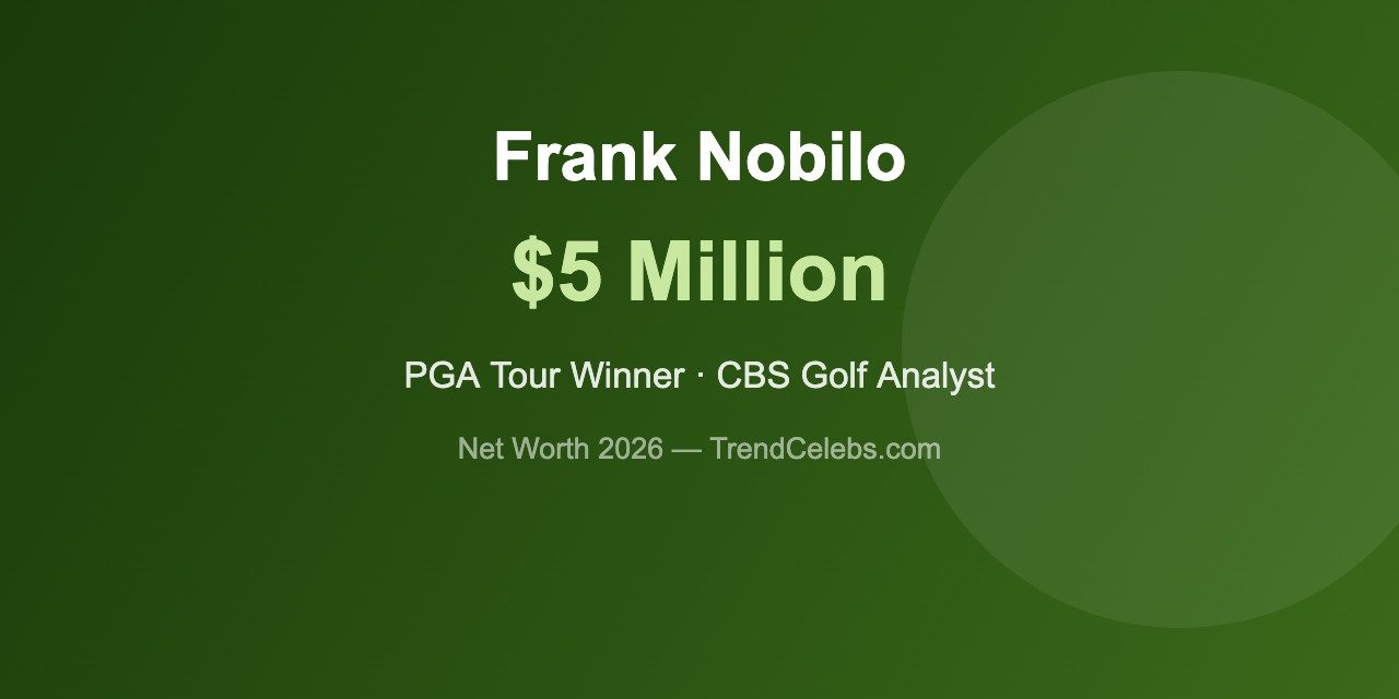 Frank Nobilo Net Worth 2026: The New Zealander Who Became Golf TV’s Smoothest Analyst