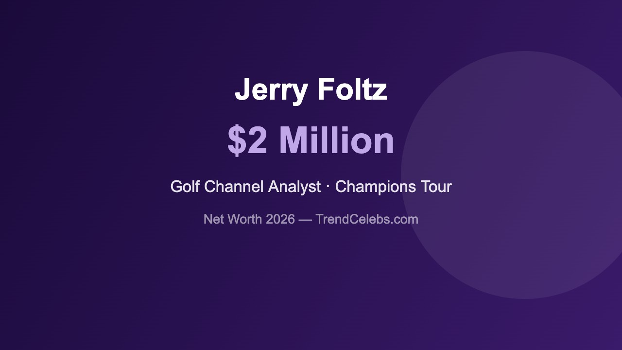 Jerry Foltz net worth 2026