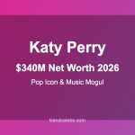 Katy Perry Net Worth 2026: How the Pop Icon Built a $340M Empire