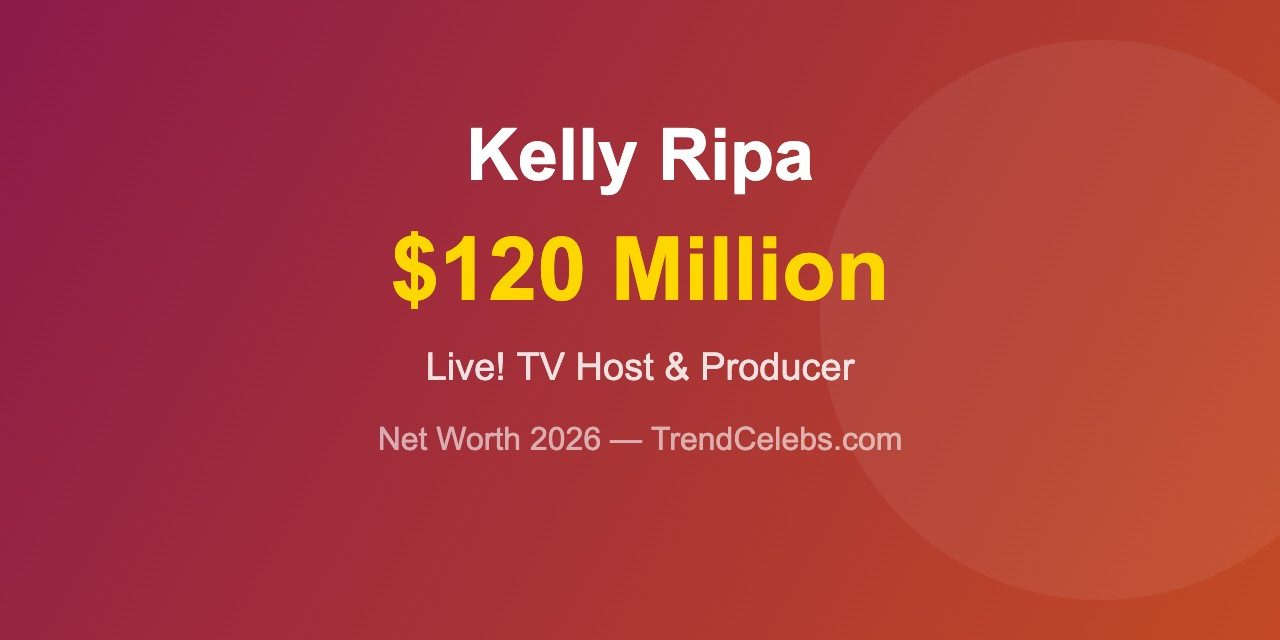 Kelly Ripa Net Worth 2026: How Daytime TV’s Biggest Star Built Her $120M Fortune