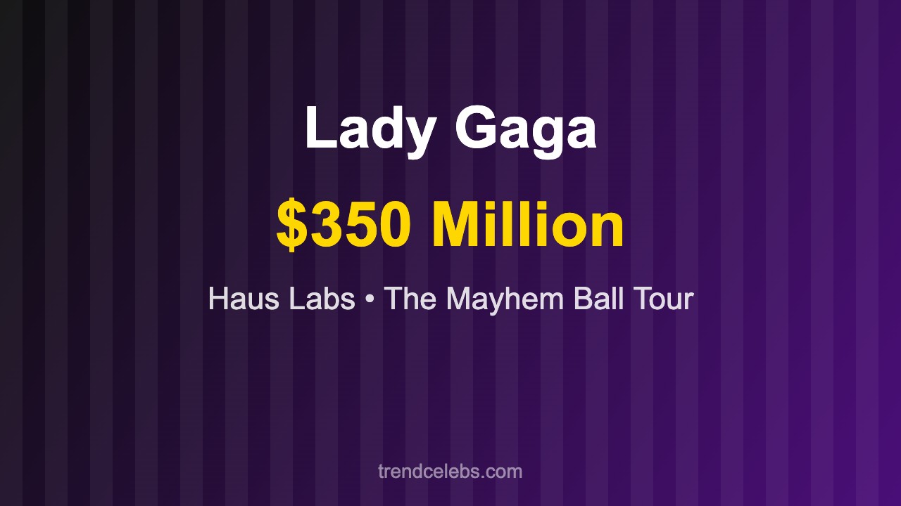 Lady Gaga net worth 2026 — career earnings and biography