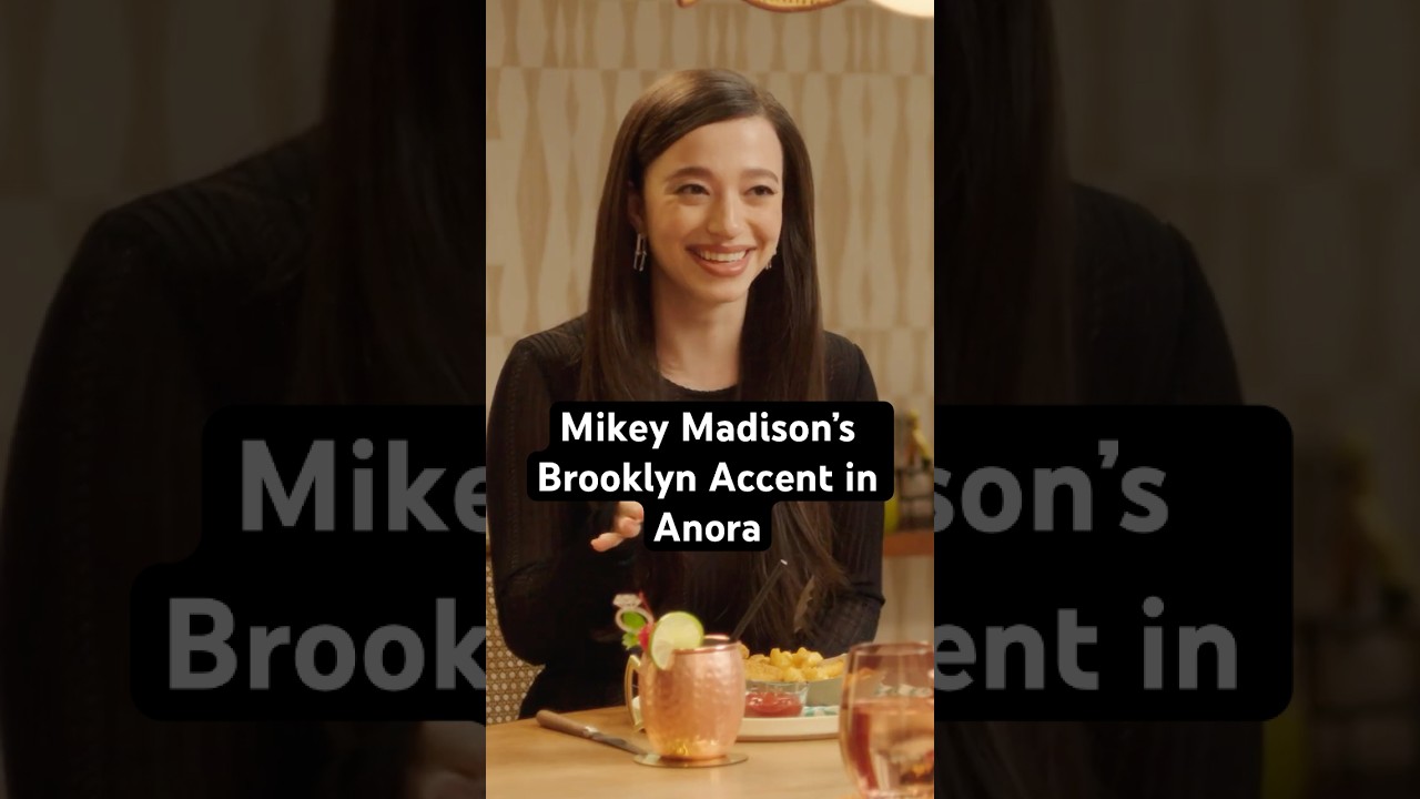 Mikey Madison speaking at an interview in 2024