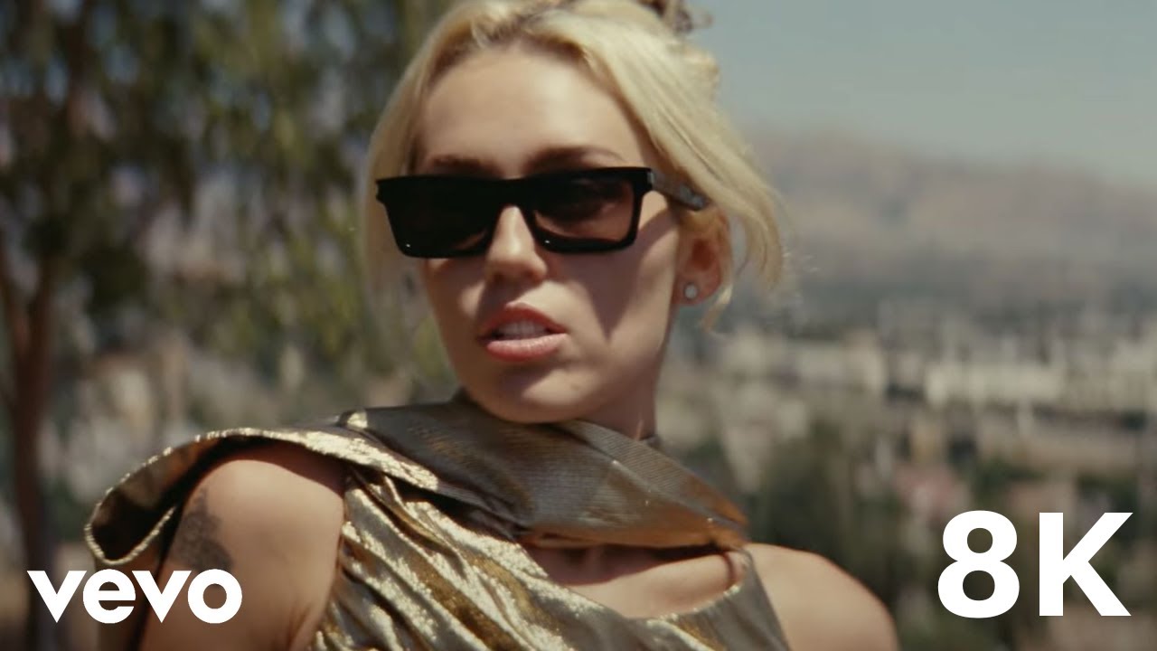 Miley Cyrus Flowers 8K music video performance