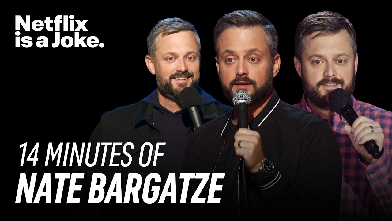 Nate Bargatze stand-up comedy on stage