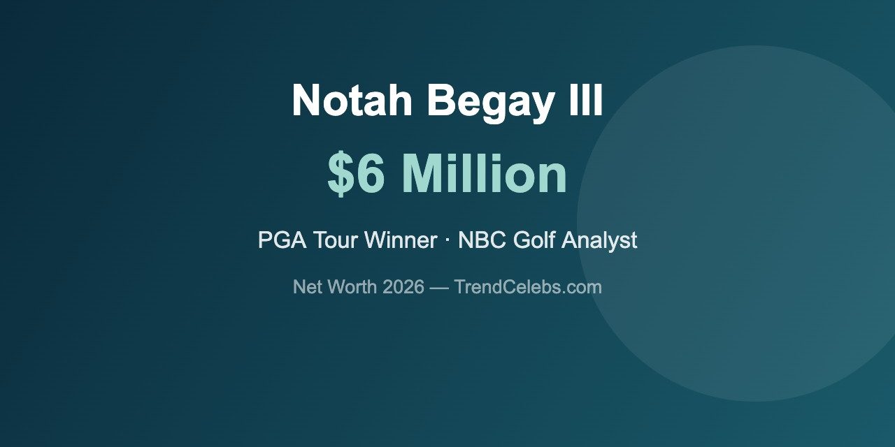 Notah Begay III Net Worth 2026: Tiger’s College Teammate Who Became NBC’s Golf Voice