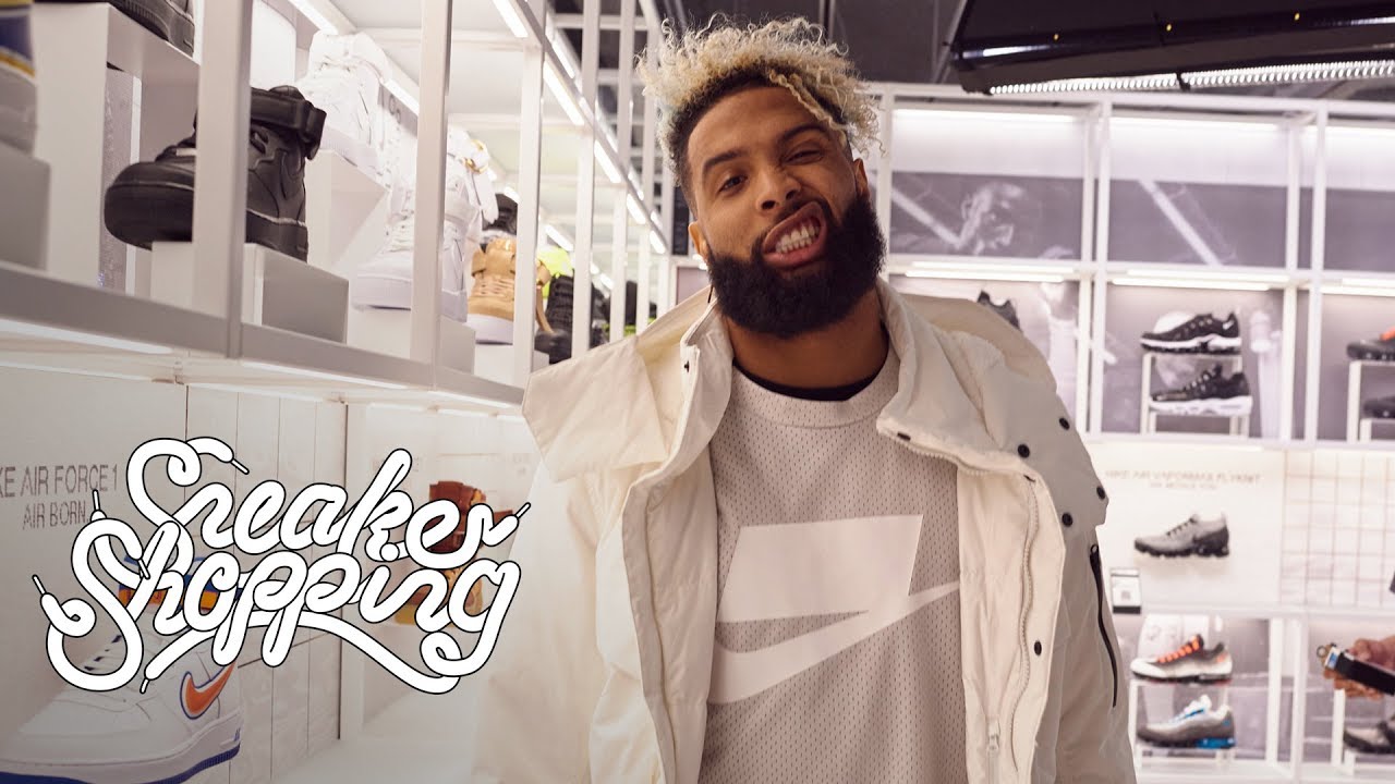Odell Beckham Jr sneaker shopping Complex
