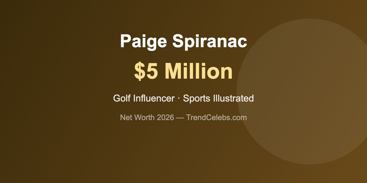 Paige Spiranac Net Worth 2026: Golf’s Biggest Influencer and Her $5M Brand