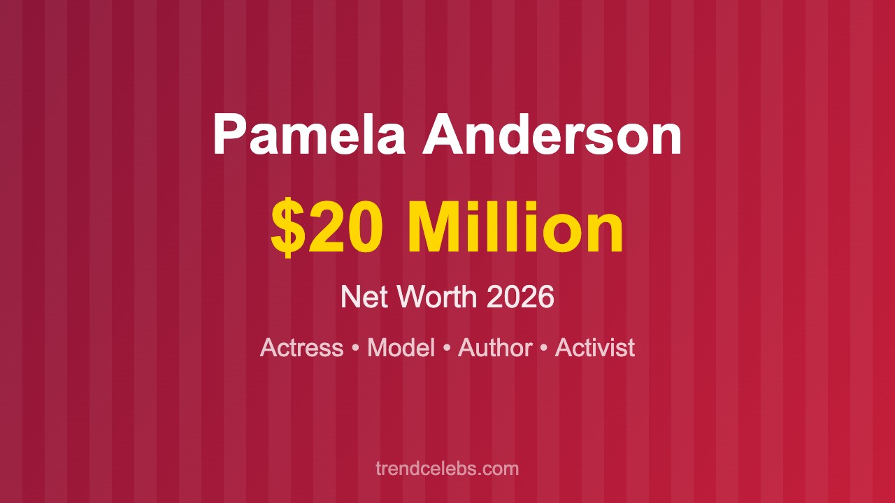 Pamela Anderson net worth 2026