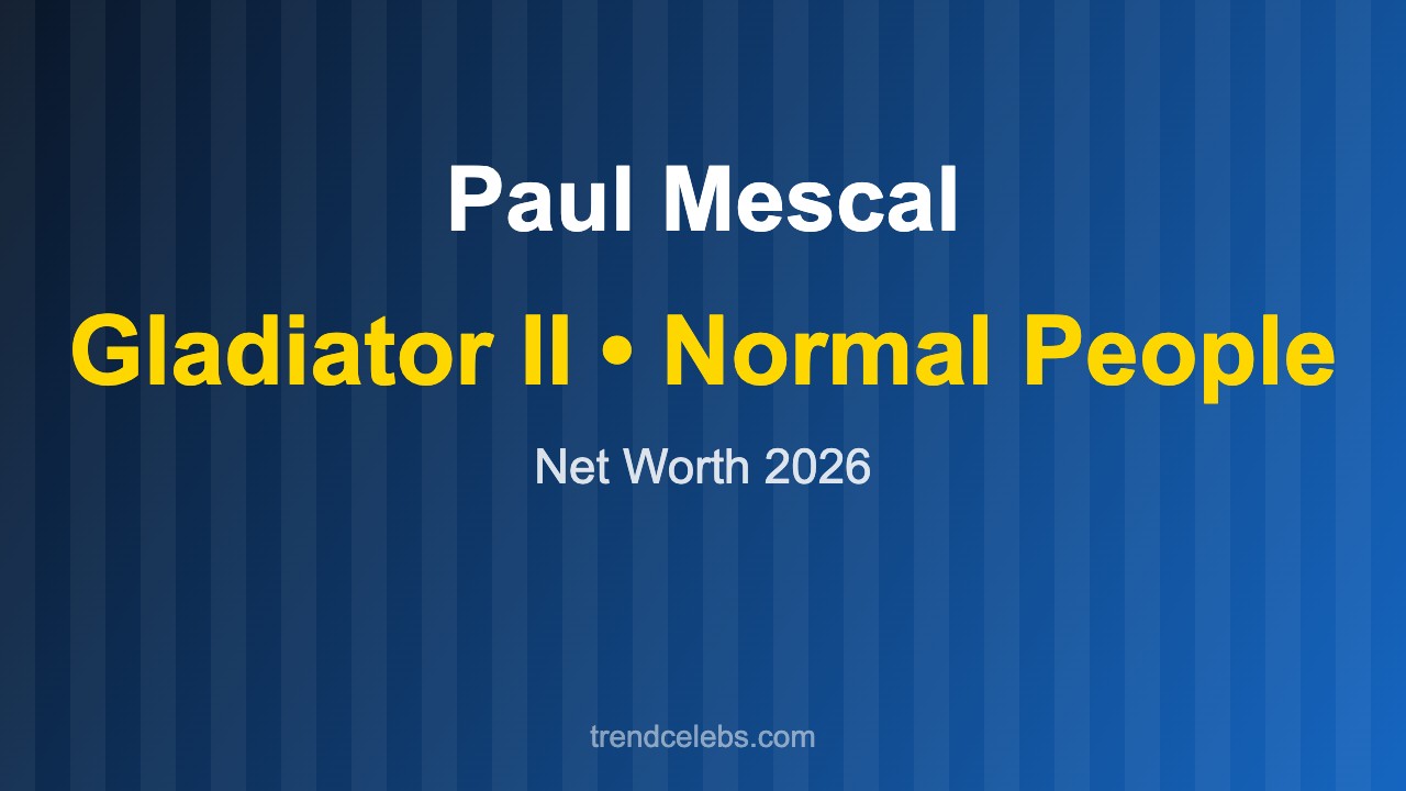 Paul Mescal career highlights — Aftersun and Gladiator II actor