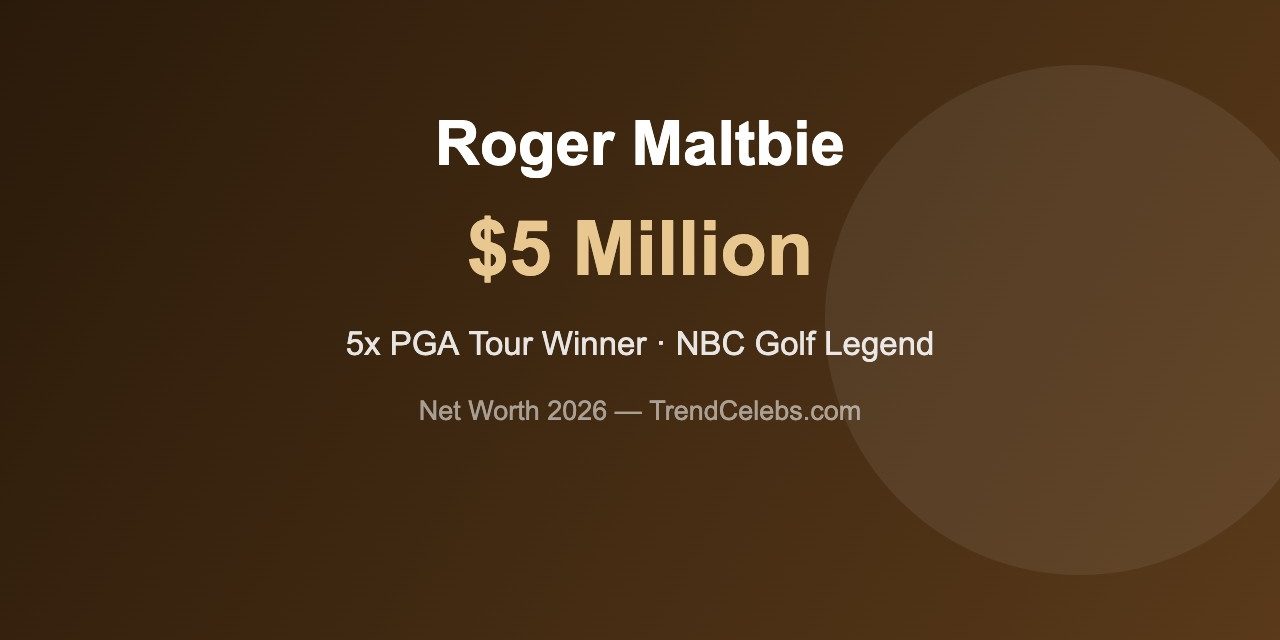 Roger Maltbie Net Worth 2026: The Golf Fan’s Favourite NBC Analyst