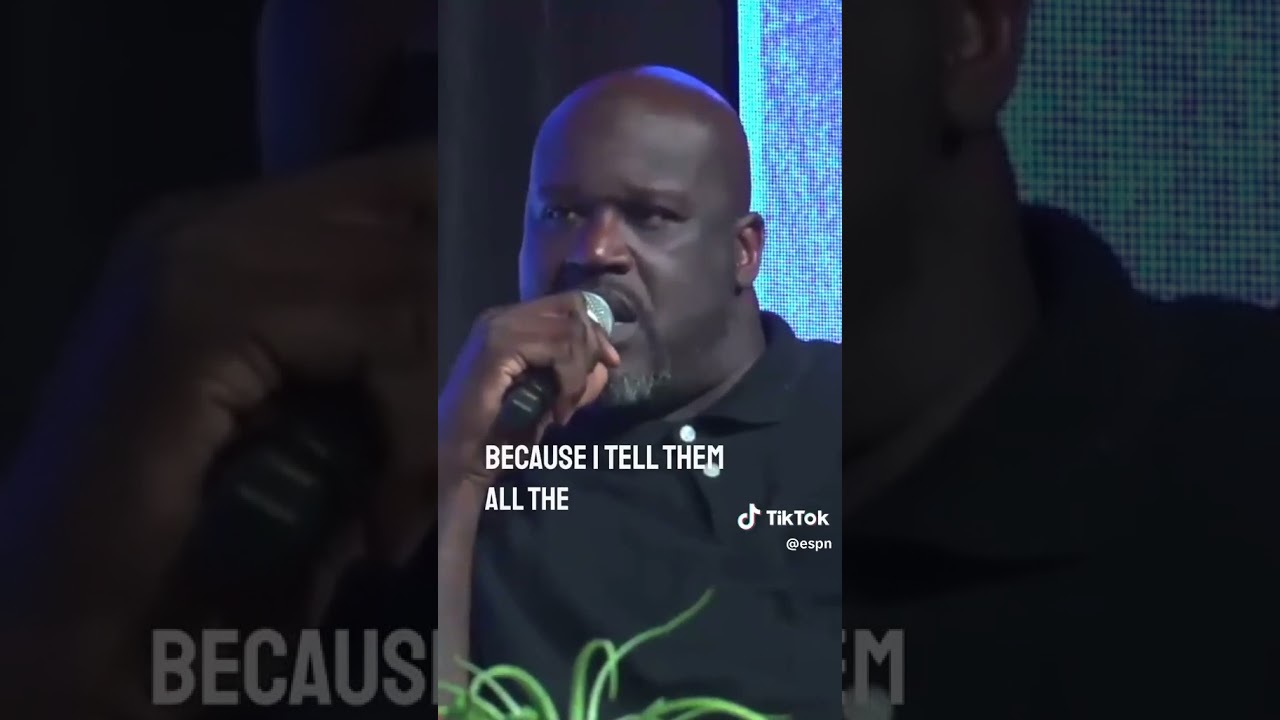 Shaquille O'Neal with his children at a family event