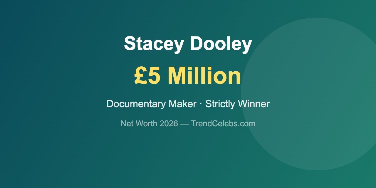 Stacey Dooley Net Worth 2026: The Documentary Maker Who Won Strictly
