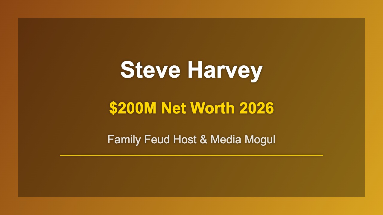 Steve Harvey as Family Feud host building $200M media empire