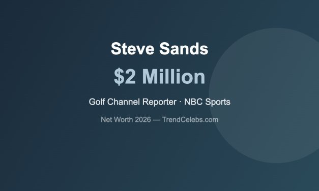 Steve Sands Net Worth 2026: Golf Channel’s Veteran On-Course Reporter