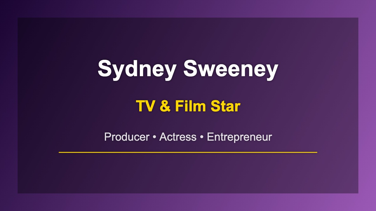 Sydney Sweeney actress and producer career highlights Anyone But You romantic comedy