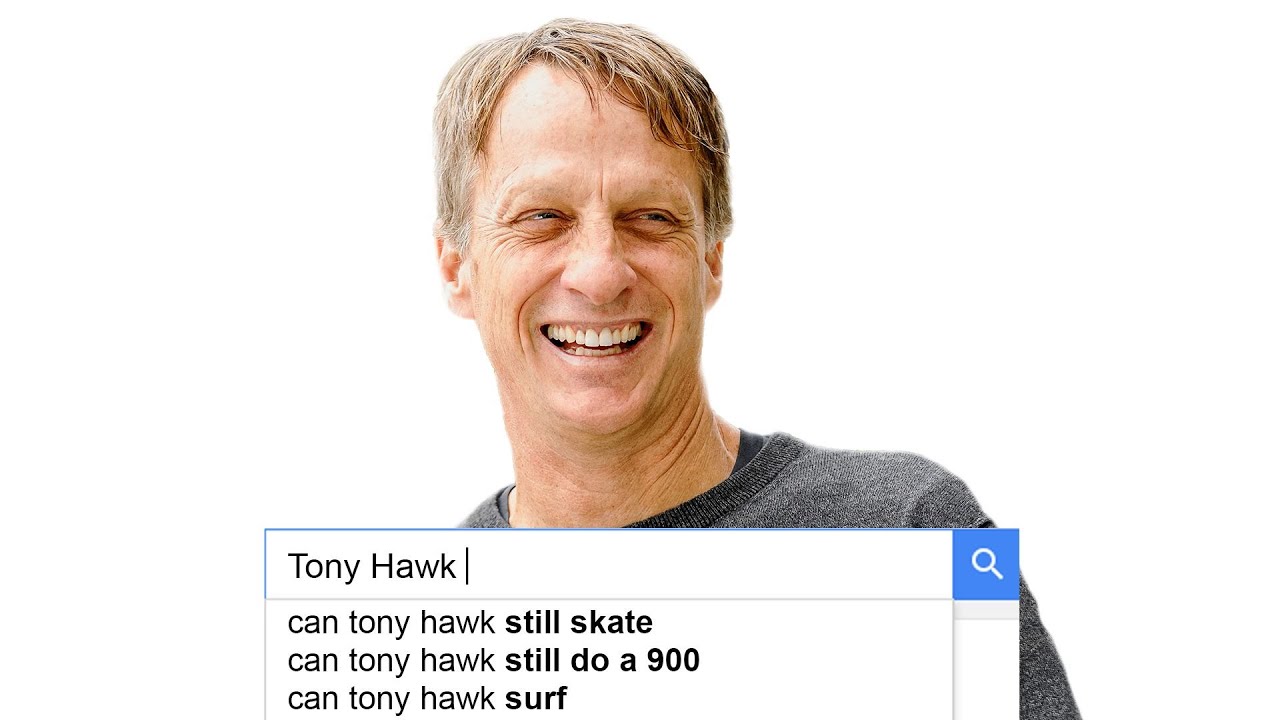 Tony Hawk during interview