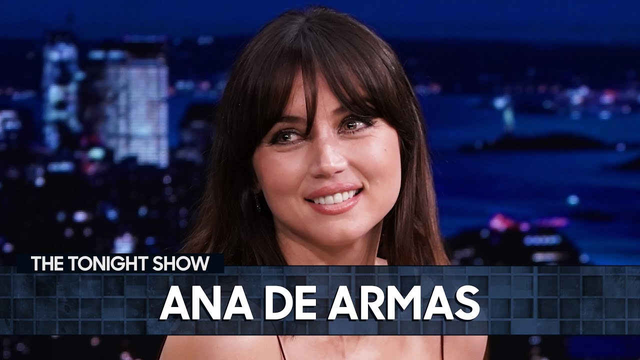 Ana de Armas appearing on The Tonight Show Starring Jimmy Fallon