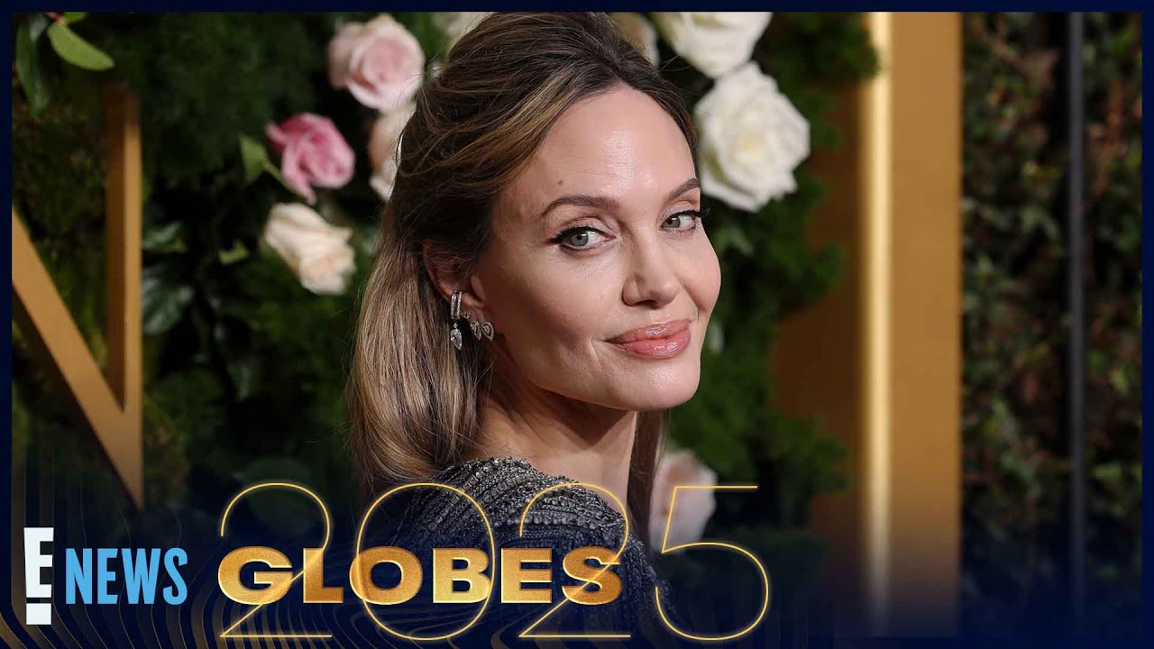 Angelina Jolie at the 2025 Golden Globes