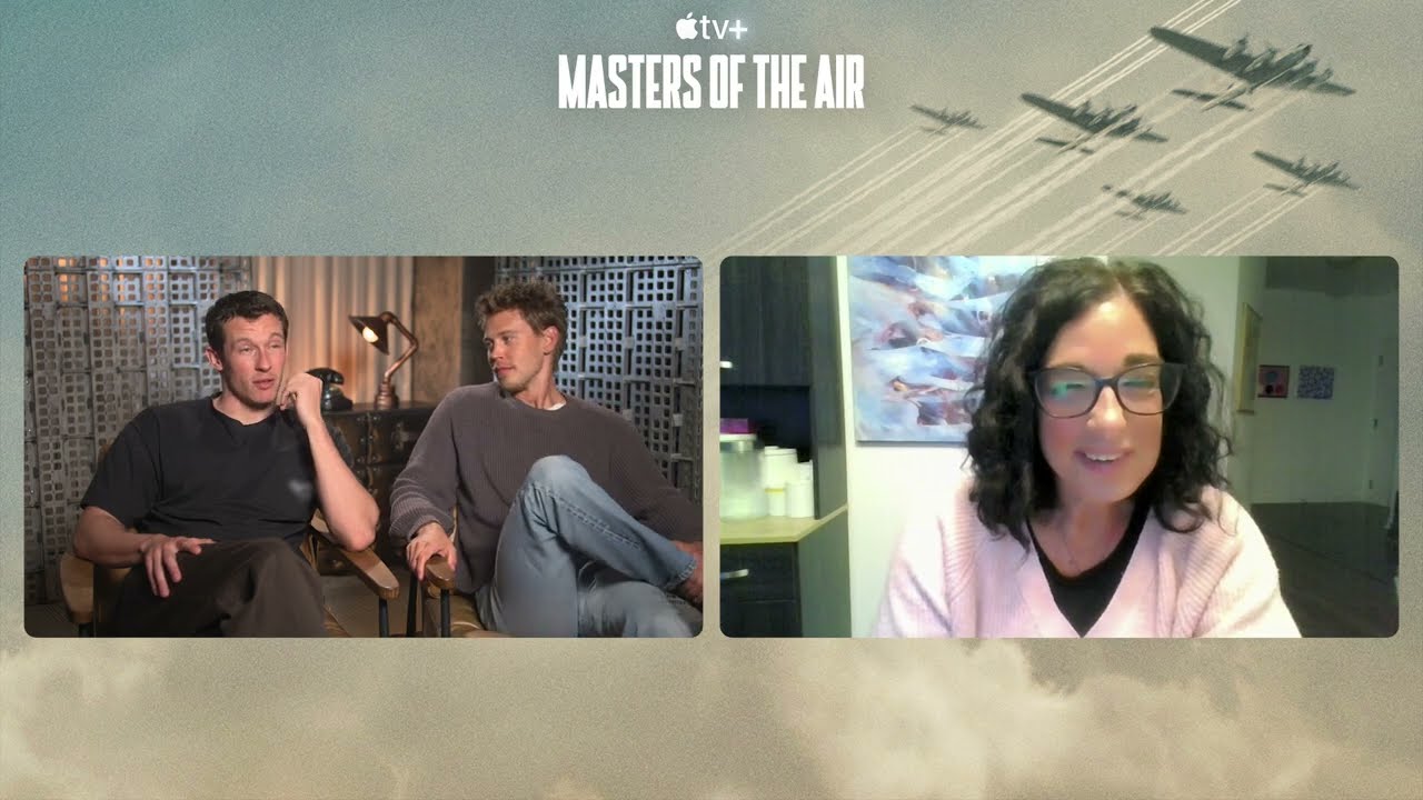 Austin Butler discussing Masters of the Air Apple TV+ series in 2024 interview