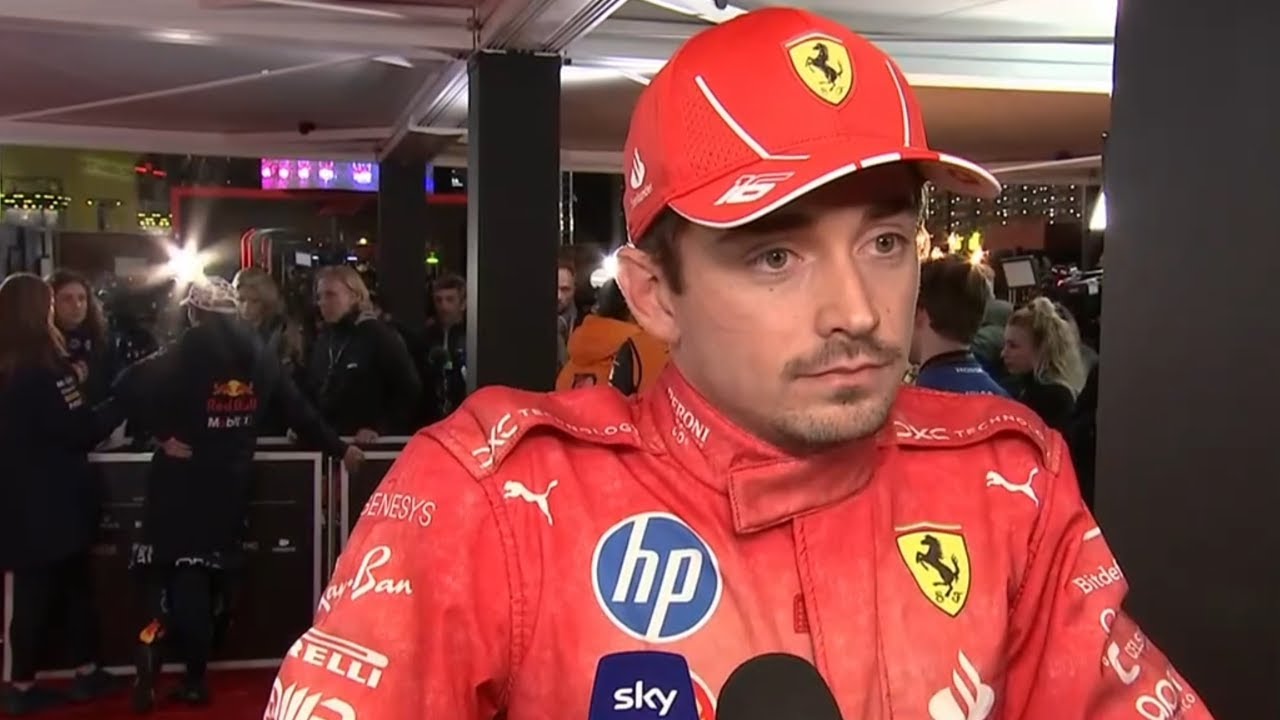 Charles Leclerc Las Vegas GP 2024 post race