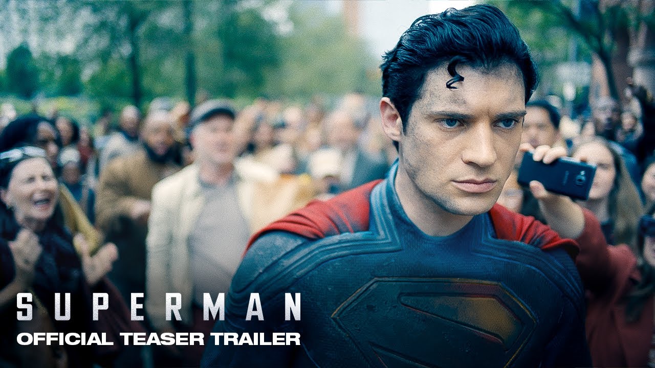 David Corenswet as Superman in the 2025 DCU teaser — the official DC Universe reboot directed by James Gunn
