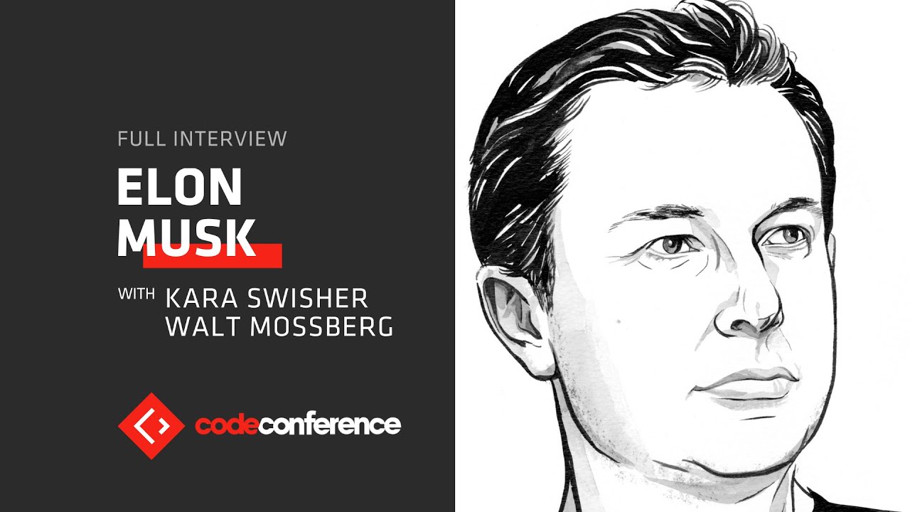 Elon Musk speaking at Code Conference 2016 full interview