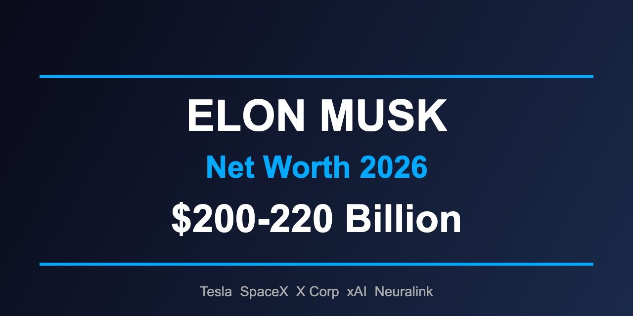 Elon Musk Net Worth 2026: The $200 Billion Empire Behind Tesla, SpaceX & xAI