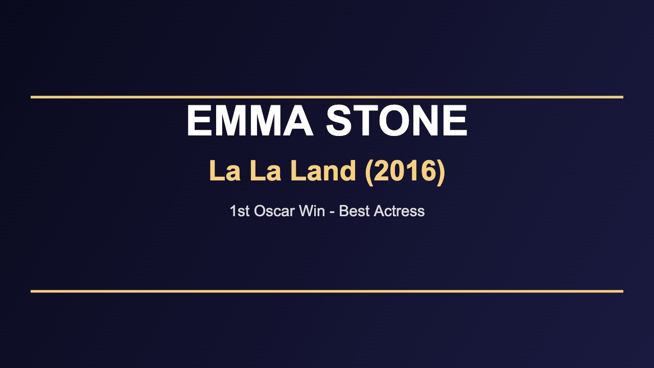 Emma Stone in La La Land (2016)