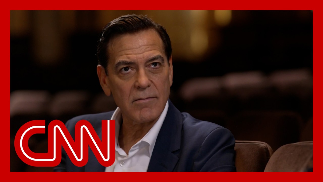 George Clooney CNN interview discussing Biden op-ed 2025