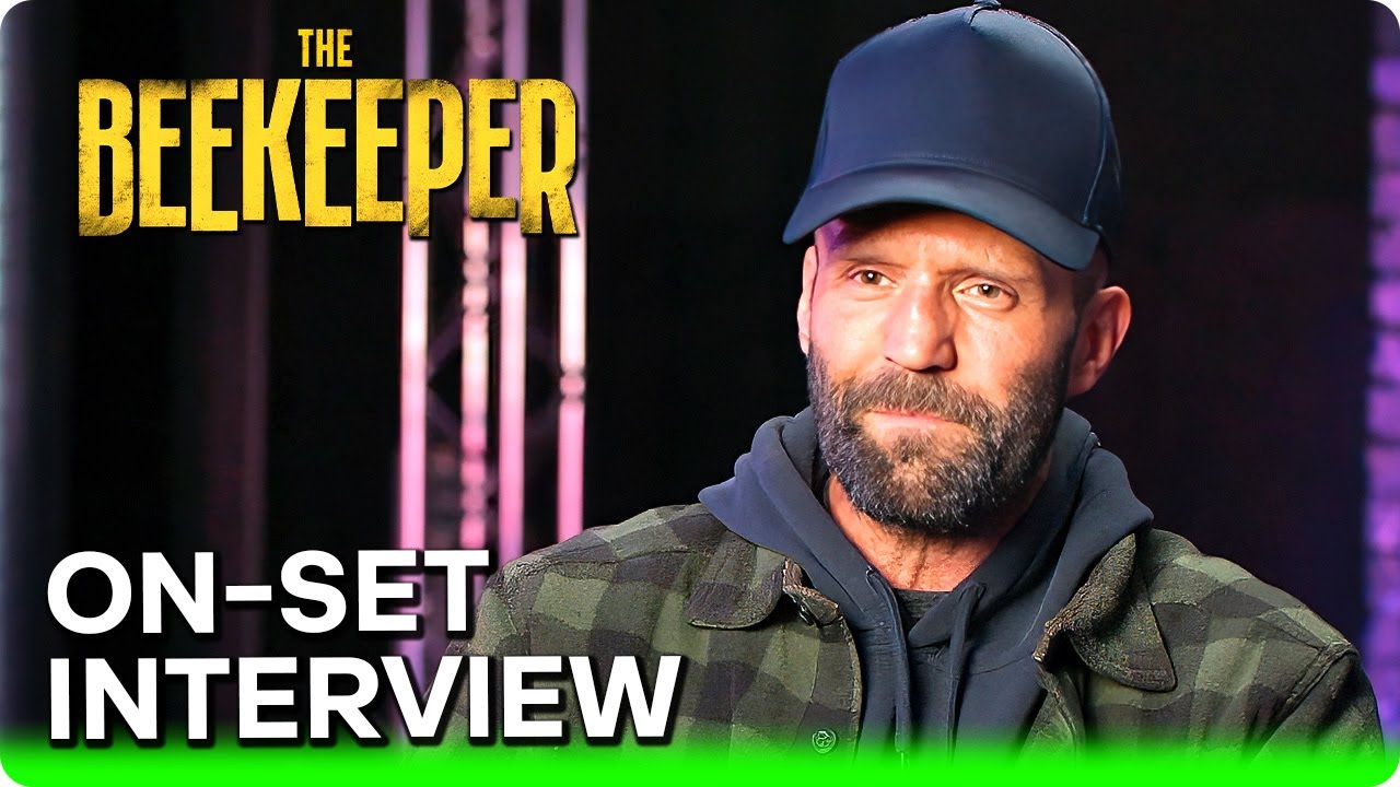 Jason Statham on set interview for The Beekeeper 2024