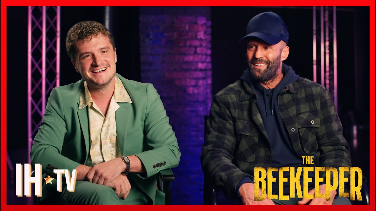 Jason Statham and Josh Hutcherson interview for The Beekeeper