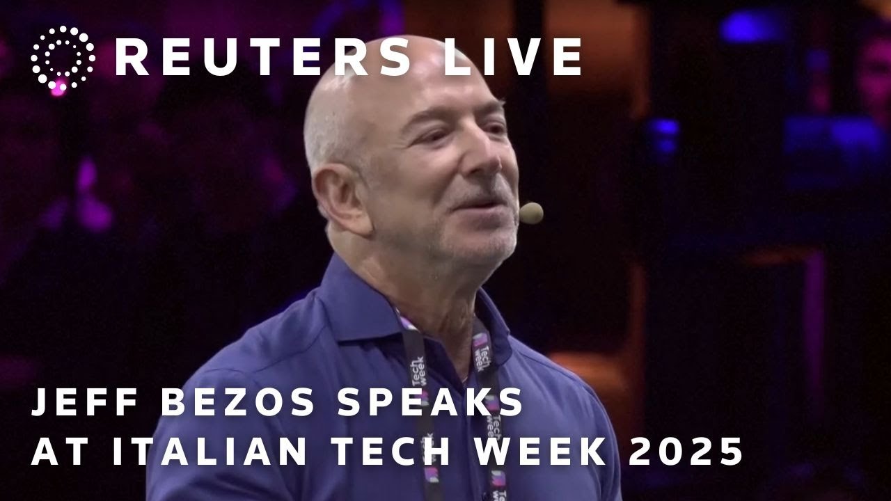 Jeff Bezos Italian Tech Week 2025 keynote