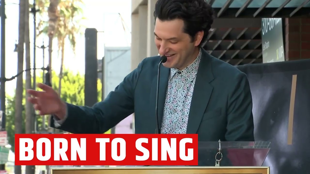 Josh Groban Walk of Fame Ben Schwartz speech