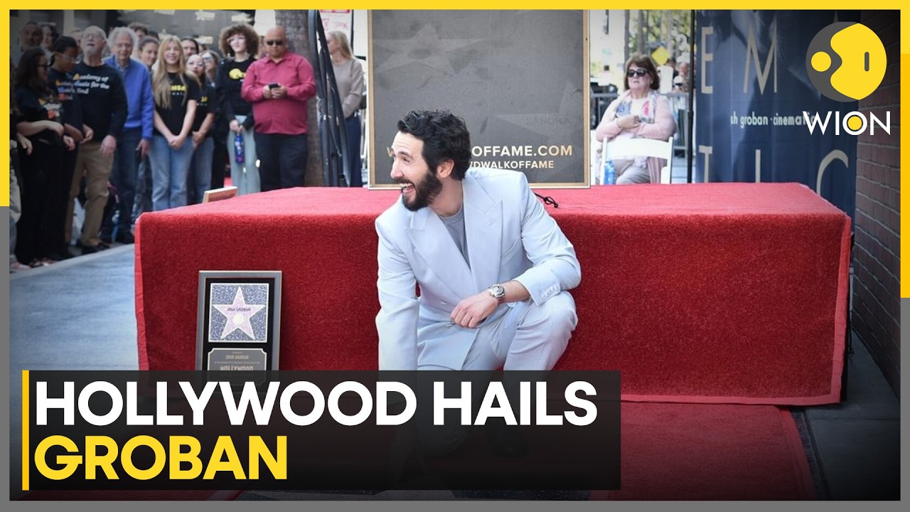 Josh Groban honoured Hollywood Walk of Fame star