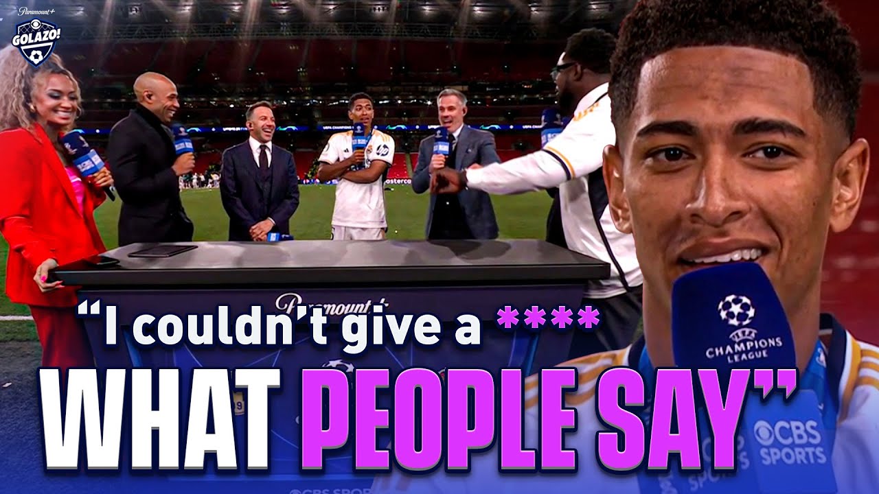 Jude Bellingham after winning UCL with Real Madrid