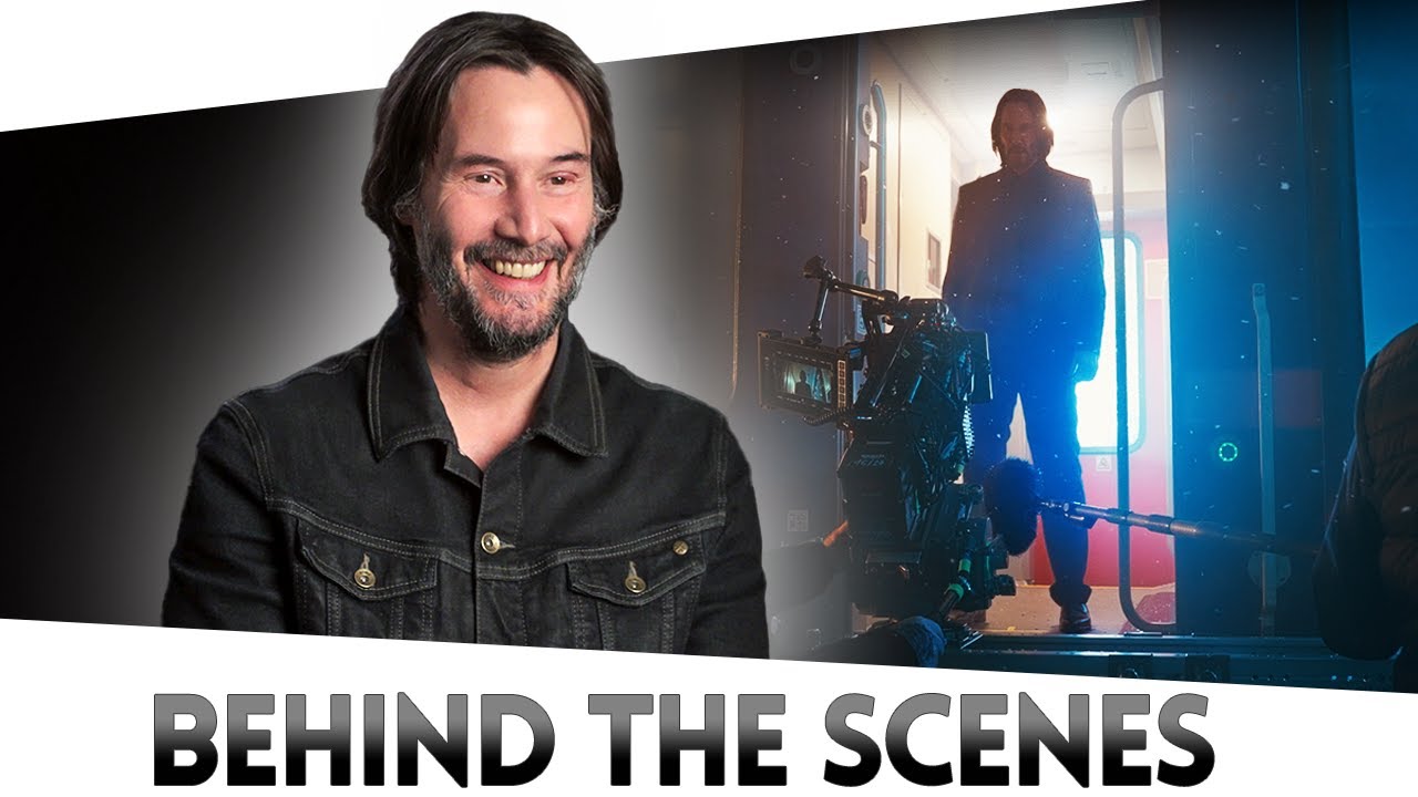 Keanu Reeves behind the scenes John Wick Ballerina
