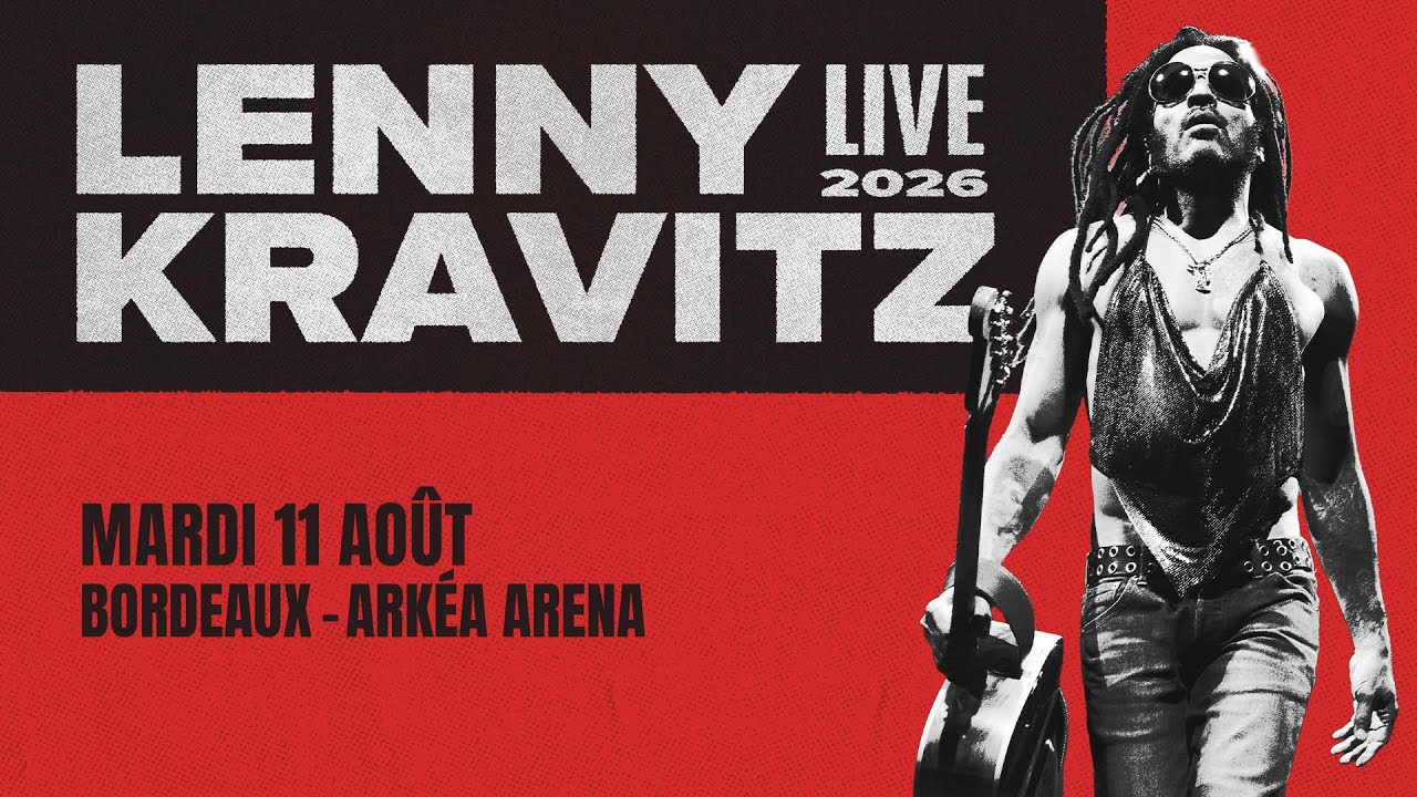 Lenny Kravitz France 2026 announcement