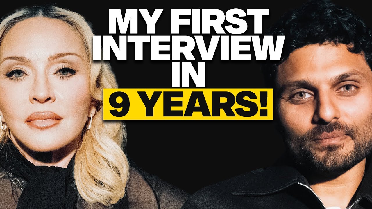 Madonna in an exclusive interview discussing her remarkable career