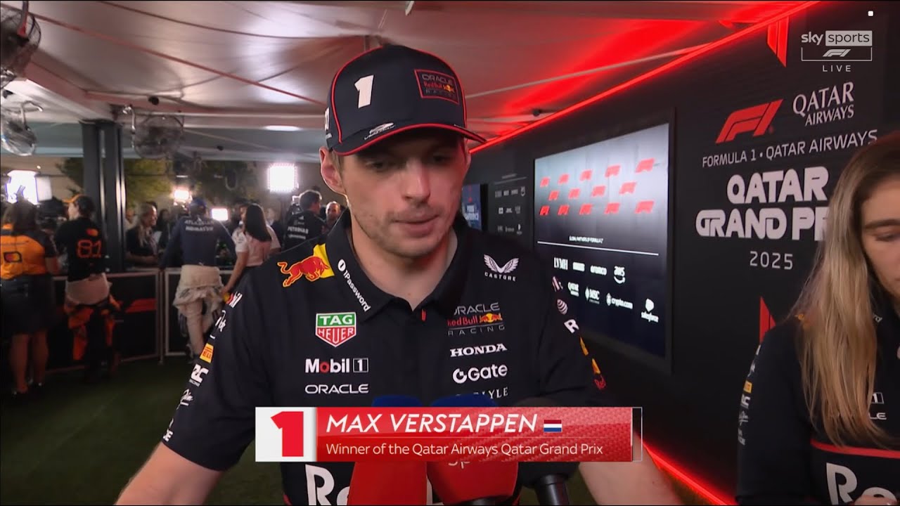 Max Verstappen Qatar GP 2025 post race
