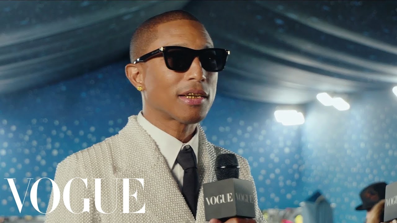 Pharrell Williams as 2025 Met Gala co-chair speaking to Vogue